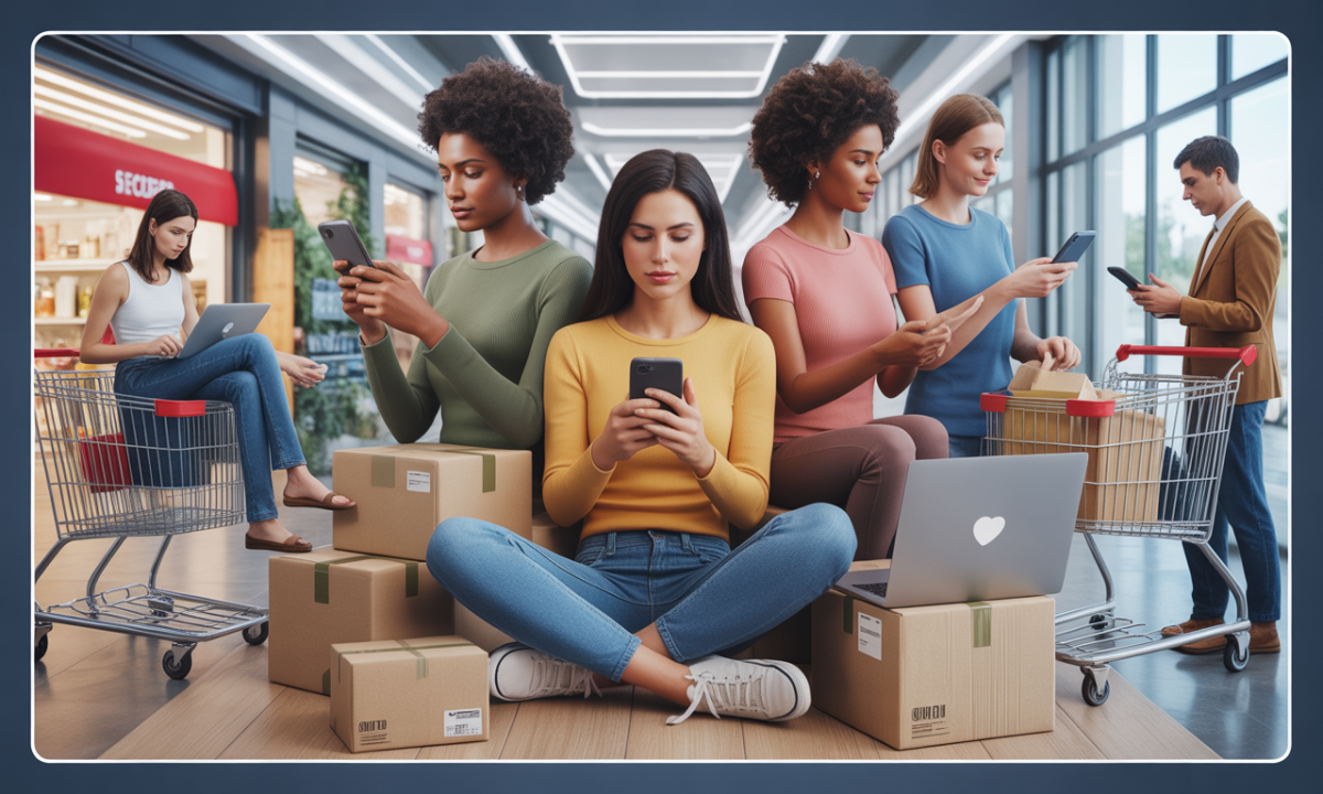 découvrez comment l'e-commerce transforme les habitudes d'achat des consommateurs, avec des tendances et comportements en constante évolution.